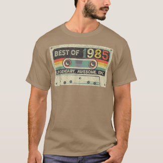T-shirt Cassette vintage 1985 Édition Limitée 37e Bi