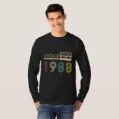 T-shirt Cassette vintage 1988 (Devant entier)