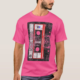 T-shirt Cassette vintage - Crayon 70's 80's 90's Music