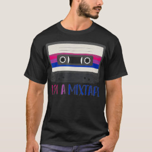T-shirt Cassette vintage Im A Mitape Funny Bi Biseualité B