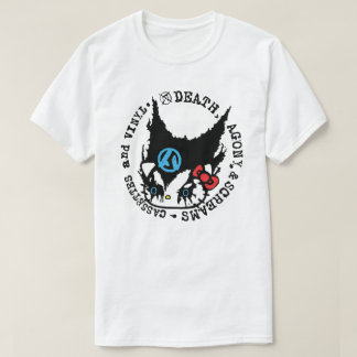 T-shirt Cassettes de mort, d'agonie et de cris et vinyle