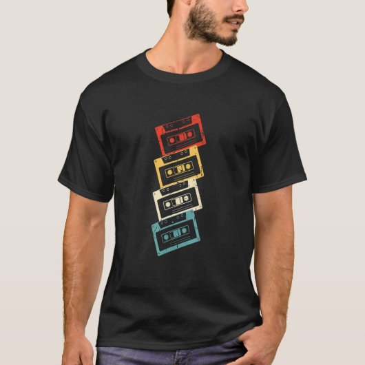 T-shirt Cassettes vintages (Devant)
