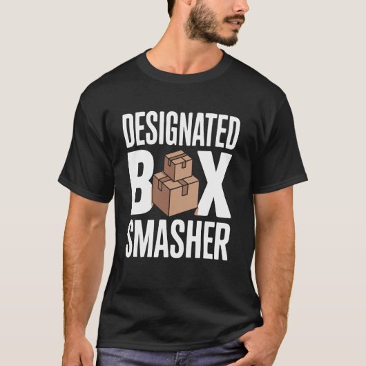 T-shirt Casseur de Boîte Désigné (Devant)