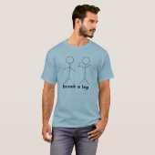 T-shirt cassez une jambe (Devant entier)