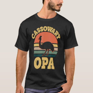 T-shirt Cassowary Mens Opa Cute Cassowary Party Cassowary