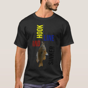T-shirt Casting Dreams Catching Fish Citation Vintage