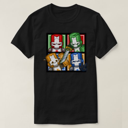 T-shirt Castle Crashers Quatre Carrés Essential T-Shirt.pn (Design devant)