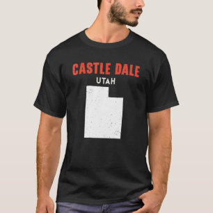 T-shirt Castle Dale Utah USA State America Travel Utahan
