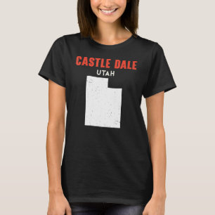 T-shirt Castle Dale Utah USA State America Travel Utahan