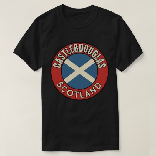 T-shirt Castle Douglas, Écosse (Design devant)