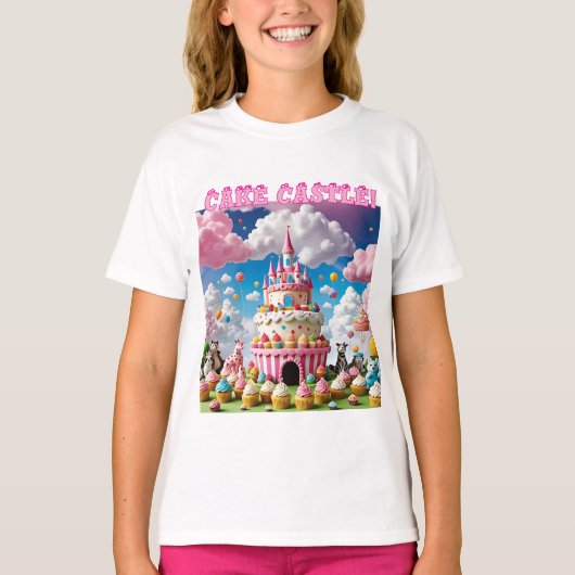 T-shirt Castle Print (Devant)