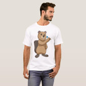 T-shirt Castor aux fléchettes avec fléchette (Devant entier)