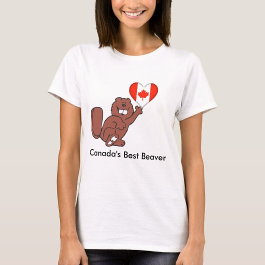 T-shirt Castor canadien... (Devant)