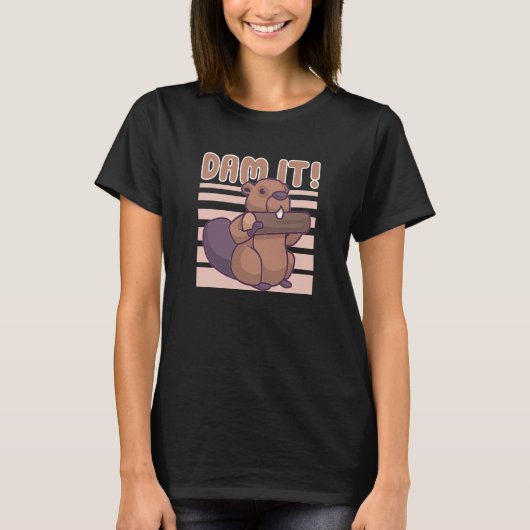 T-shirt Castor castor castor (Devant)