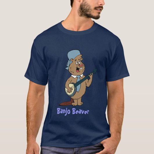 T-shirt Castor de banjo (Devant)