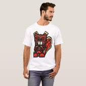 T-SHIRT CASTOR DE HAIDA (Devant entier)