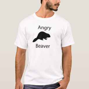 T-shirt Castor fâché