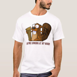 T-shirt Castor grossier drôle