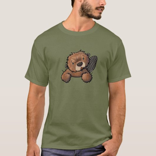 T-shirt Castor KiniArt (Devant)