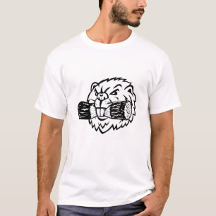 T-shirt Castor nord-américain en colère ou castor eurasien