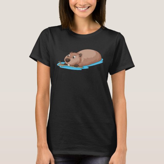 T-shirt Castor pour castor 4 (Devant)
