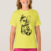 t-shirt cat (Devant)