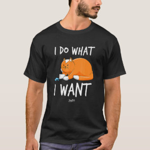 T-shirt Cat 2022 Retro Cat I Do What I Want Cat 11