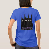 T-shirt Cat and Halloween, personalized (Dos)