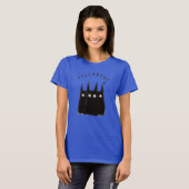 T-shirt Cat and Halloween, personalized (Devant entier)