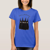 T-shirt Cat and Halloween, personalized (Devant)