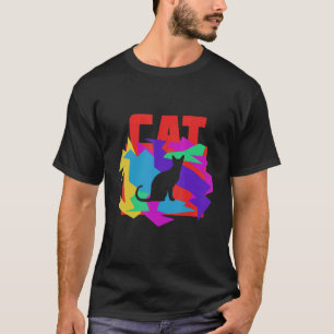 T-shirt Cat Animal Mosaik Puzzle