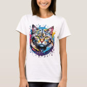 T-shirt cat art ! (Devant)