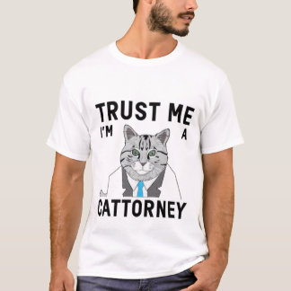 T-shirt Cat Attorney – Funny Lawyer Cat Shirt