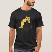T-shirt Cat Bite Me (Devant)
