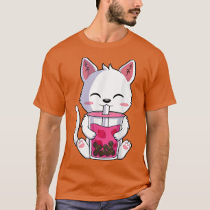 T-shirt Cat Boba Tea Bubble Tea Anime Kawaii Neko Toxits G