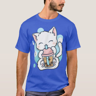 T-shirt Cat Boba Tea Bubble Tea Anime Kawaii Neko Venin