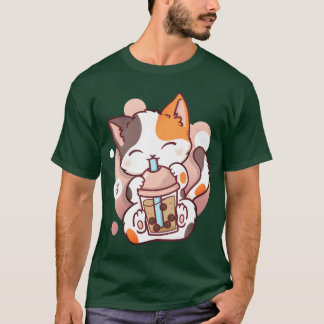 T-shirt Cat Bobaea Bubbleea Anime Kawaii Neko girl
