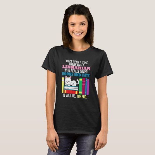 T-shirt Cat  Book Feline Owner Reader Bookworm (Devant entier)