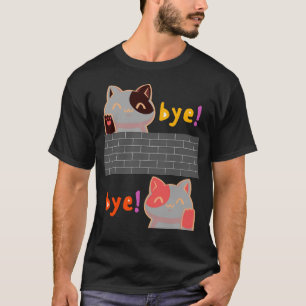 T-SHIRT CAT BYE BYE