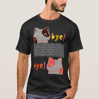 T-SHIRT CAT BYE BYE
