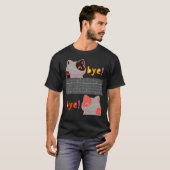 T-SHIRT CAT BYE BYE (Devant entier)