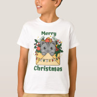 Cat Christmas Letter Winter Animals
