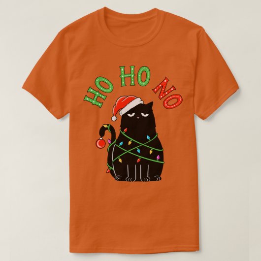 T-shirt Cat Christmas no (Design devant)