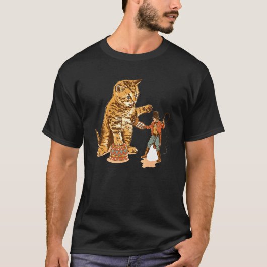 T-shirt Cat Clown Feline Cat Kitten Circus (Devant)