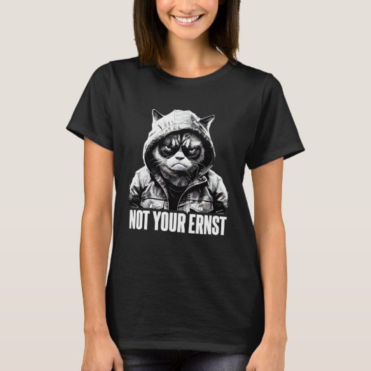 T-shirt Cat Coffee I Cat Not Your Ernst (Devant)