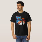 T-shirt Cat contre Nigiri (Devant entier)