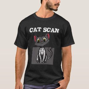 T-shirt Cat Ct Scan Funny Radiologie Technologue Radiologi
