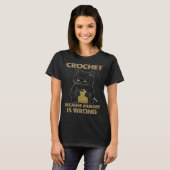 T-shirt Cat Cute Cat Crocheting Cat  Cat Owner (Devant entier)