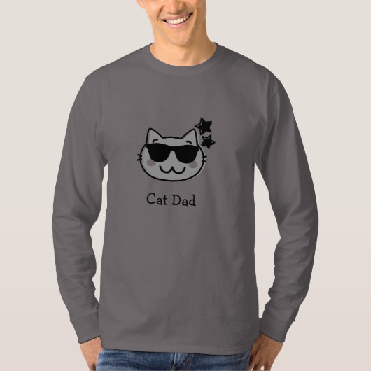 T-shirt CAT DAD (Devant)