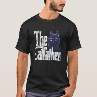 T-shirt Cat Dad The Catfather Crazy Cat Father Kitty Daddy